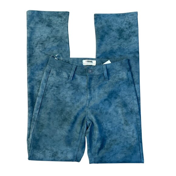 NEW Rock & Roll Denim Highrise PU Leather Bootcut Pants (26x34) - Picture 2 of 11